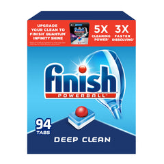 Finish - All in 1 - Dishwasher Detergent - Powerball - Dishwashing Tablets - Dish Tabs - Fresh Scent 94 Count (Pack of 1) - Packaging May Vary