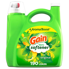 Gain Fabric Softener Original Scent 140 fl oz 190 Loads HE Compatible Packaging may vary